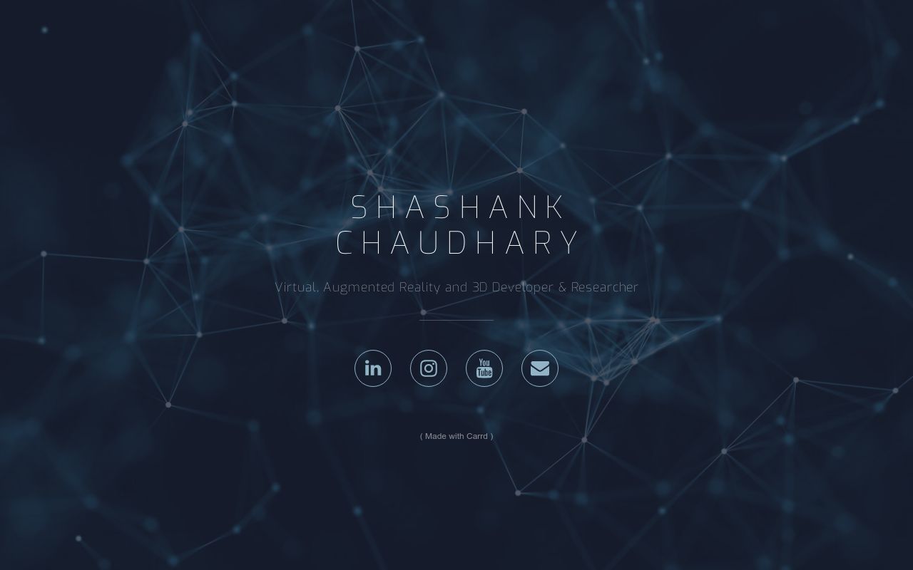 Carrd profile picture for @shashank